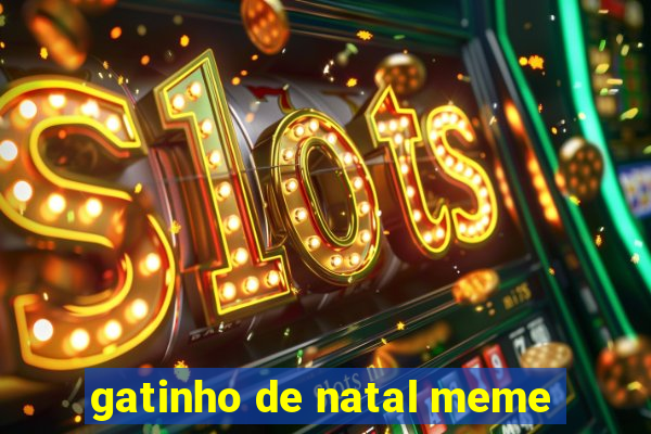 gatinho de natal meme